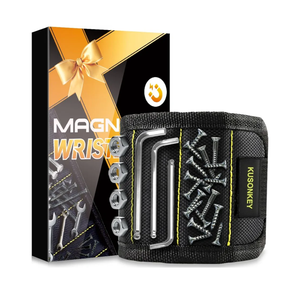 Valentines Day Gifts for Him,KUSONKEY Magnetic Wristband Tool Gift for Men Who have Everything,Wrist Magnetic Screw Holder with Strong Magnets for Holding Screws Tool for Dad,Electrician