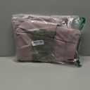 15.6 Inch Laptop Tote Bag for Women, Lightweight Nylon Work Shoulder Bag, Water-Resistant Computer Handbag with Pockets for Business Travel & Commute (Pinkish Purple)