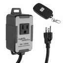 O'SKOOL 120V Wireless Remote Control Dust Collector Starter Outlet Switch (Battery Included), PTA09