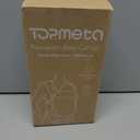 Topmeta Newborn Carrier, Soft and Lightweight Baby Carrier Wrap | Ergonomic, Adjustable Neck Support | Ideal for Newborn 7-24 lbs | Enhanced Comfort and Support, Deep Grey