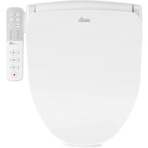 Bio Bidet Slim One Bidet Toilet Seat, Round, White