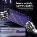 FIWWAT Protective Case for Nintendo Switch 2 (2025), Anti-Slip Ergonomic Grip Design, Soft Shock-Absorption & Anti-Scratch Cover for Switch 2 - Purple