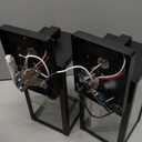 Dawn to Dusk Outdoor Sensor Motion Sensor Light Fixture Waterproof Porch Lights Anti-Rust Exterior Wall Mount Light Outdoor Wall Lantern for Patio Front Door Garage - 2 Pack