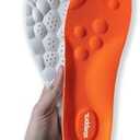 Original Stepprs Comfort Shoe Insoles for Men Women Adjustable Size 4D Memory Foam Cloud Soles Arch Support Improved Posture (Black, US Men 7.5-10.5)