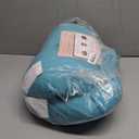 LOVTEX Bistro Chair Cushions Set of 4, Round Outdoor Chair Cushions, 15 Inch, Waterproof with Ties, Black