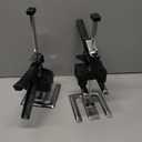 Labor Saving Arm Jack Handle 2 Pack, Construction Jack, Wall Tile Locator, Multi Function Height Adjustment Lifting Device, Door Panel Lifting Cabinet, Raised 6.69 in, Pair Dynamic Load 450 LB (Black)