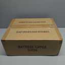 WhatsBedding 5 Inch Memory Foam Queen Mattress Topper 100% Cotton Top, Filled with Breathable & Soft Memory Foam Pillow Top,4 Elastic Straps