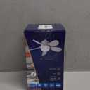 2000 Lumen Socket Ceiling Fan Light with Remote, E26 Socket, 3 Speed Noiseless Dimmable Fan, Adjustable CCT, 2/4H Timer, for Kitchen Bathroom Garage Bedroom, White