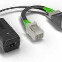 Dongar Dashcam Power Adapter (10-pin Type H) for Hyundai/Kia. Compatible with Select Models, EV6, and More. Connects to Rearview Mirror, Built-in USB Power Source, Easy to Install