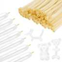 Clear Balloons, 260 Long Balloons with 50 Animal Shapes - Ideal for Arch Decorations and Balloon Animals