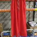 Figs  Women's High Waisted Allison Ultra Wide Leg Scrub Pants - Red MT