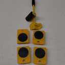 Furniture Lift Mover Tool Set With 4 Pieces 360 Wheels, Dolly and Lifter for Moving Heavy Furniture, Maximum Load Sliders, Yellow
