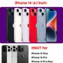 LEKEVO Magnetic for iPhone 14 Case [Compatible with MagSafe][Built-in Camera Lens Protector] Slim Soft Silicone Bumper Shockproof Metallic Luster Phone Case (Burgundy)