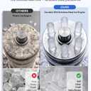 Nugget Ice Maker Countertop,55LBS/Day Ready in 4 Mins, Stainless Steel