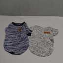 2 Pcs Dog Sweaters for Small Dogs Girl Boy Winter Fleece Clothes Warm Soft Dog Sweatshirt Outfit for Dogs Cats Pet Apparel Small