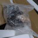 LITTLE TREE 47 Inches Round Dining Table for 4, Farmhouse Natural Wooden Dining Room Table with Heavy Duty Fluted Pedestal, Large Circle Kitchen Dinner Table for Dining Room, Living Room (Table Only)