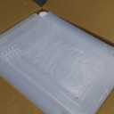 Kitsure Thicker & Sturdier Shoe Boxes - 12 Pack White Clear Plastic Foldable Storage Organizer with Magnetic Door, Reinforced Heavy-Duty Design for Sneakers, Toiletries & Accessories, 13.2"x9.8"x7.3"