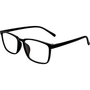 oriopxic Distance Glasses For Men Women -3.50 Lightweight Nearsighted Myopia Glasses (Black)