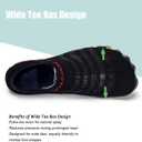 TOLLN Quick-Dry Barefoot Water Shoes for Men, Women & Youth  Versatile Aqua Socks for Beach, Pool, Kayaking, Hiking, Surfing, Yoga & Outdoor Sports (Black)