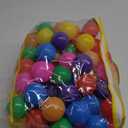Ball Pit Balls Phthalate Free BPA Free Crush Proof Plastic - 7 Bright Colors in Reusable Play Toys for Kids with Storage Bag
