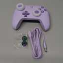 8Bitdo Ultimate 2C Hall Effect Joysticks and Hall Triggers Wired Controller for Windows PC and Android, with Remappable L4/R4 Bumpers, Turbo function & Rumble vibration (Purple)