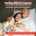 Get Well Soon Gifts - Message Capsule Bottle and Crochet with Card Uplifting Present Basket for Women Men Patients Family Coworker Friends