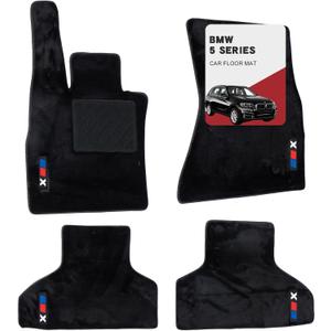 Custom 3D car mats for BMW X5 2014-2018 Wool Carpet Car Mats - Glowing, Anti-Slip, All-Weather Full Coverage with Logo