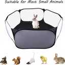 5 x Small Animals Playpen, Portable Pop-up Open Interactive Pet Tent, Indoor Outdoor Fence for Rabbits, Guinea Pig, Hamster, Chinchillas, Kittens, Puppies
