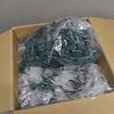 C9 LED Christmas Lights Outdoor with 100 Spring Clips, 65FT 100 LED C9 String Lights Waterproof Connectable for Roofline Patio House Yard Windows Xmas Tree Indoor Outdoor Christmas Decorations, White