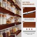 Sintuff 5 Pcs Wire Shelf Covers 24x16 Inch Bamboo Shelf Wire Racks Cover Large Shelves Liner for Pantry Wires Shelving Removable Closet Cabinet Bathroom Kitchen Garage Store Office Decoration Supplies