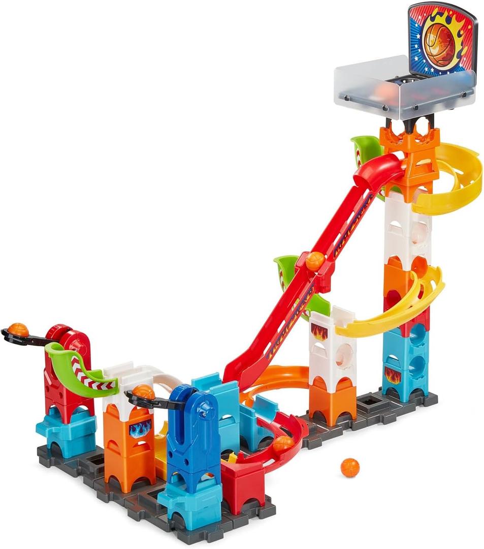 VTech Marble Rush 3-Point Launch Set with Mini Basketball Hoop