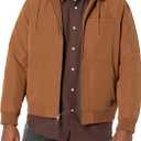 Lucky Brand Men's Bomber Jacket with Faux Sherpa Lined Hood, (Brown, S)