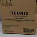 Keurig KMini Single Serve KCup Pod Coffee Maker, 6 to 12oz Brew size, with Cord Storage, Perfect for Small Spaces, Black