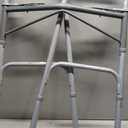 Medline Heavy Duty Bariatric Extra Wide Folding Walker with 5" Wheels, Supports up to 600 lbs, Comfort Foam Hand Grips