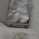 Amerdeco 10 Pack Brushed Brass Kitchen Cabinet Knobs Single Hole Cabinet Pulls Round Gold Drawer Knobs Dresser Knob for Bathroom Cabinets