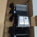 JossaColar Wood Stove Fan Heat Powered | 12-Blade Non Electric Heat Activated | Cocoon Fan for Fireplace/Pellet/Log Burner with Stove Thermometer | Wood Stove Accessories