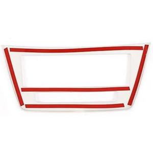 Car Interior Panel Decoration for Benz C for Class for W204 2010-2014 Car Center Console CD Panel Decoration Frame Trim ABS Interior