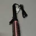 DAN Technology Thermal Brush,Non-Blowing Heated Round brush, Ceramic Curling Brush for Blowout Look,Dual Voltage travel curling brush, Dual PTC Fast Style thermal round brushs, 1.5 Inch(Black)