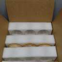 6 Pack 50oz Round Glass Food Storage Jars with Lids, Clear Airtight Containers for Coffee, Sugar, Flour, Spices, BPA-Free