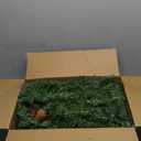 9Ft Pre-lit Christmas Garland with 50 LED Lights Battery Operated,Holiday Decoration Stairs Wall Mantle Door Indoor Outdoor (Green)