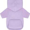 Winter Dog Hoodie with Pockets - Solid Color Polycotton Sweatshirt for Small, Medium, and Large Dogs - Soft, Warm, Cozy Pet Clothing for Cold Weather - Ideal for Outdoor Walks.Purple-XL