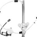 Front Driver Side Power Window Regulator with Motor fit for 1997 1998 1999 2000 2001 Jeep Cherokee XJ Sport Utility, 4-Door Only, Left, 741-768