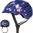 XJD Toddler Helmet Kids Bike Helmet for Infant/Baby Multi-Sport Adjustable Skateboard for Kids Boys Girls Lightweight for Age 1 and Older (Design Blue, XX-Small: 17.32"-18.89" / 44-48 cm)