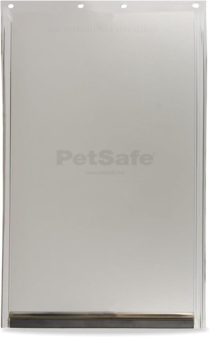 PetSafe Original Replacement Flap - Doggie Door Vinyl Replacement Flap for Sliding Glass Pet Door - Durable & Made with Non-Toxic Materials - 12 7/8" H x 8 1/8" W - Medium