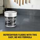 SENVEN Acrylic Concrete & Garage Floor Paint 5 Gallon Slate Gray, Interior/Exterior Concrete Paint for Basement Floors, Porches, Driveway Concrete Coating Semi Gloss, 640 Fl Oz