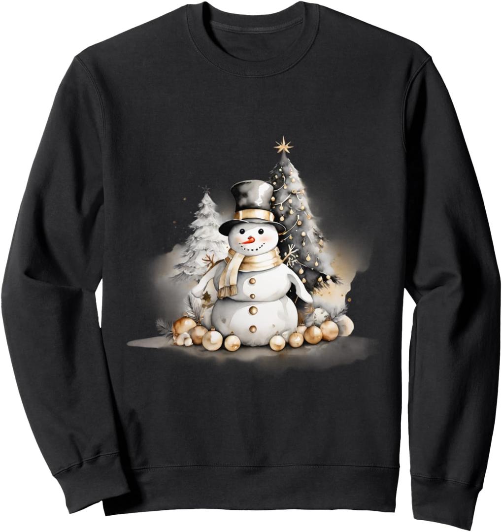 Winter Season Christmas Winter Snowman Sweatshirt, XXL