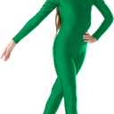 Girls Long Sleeve Unitard Kids Full Body Dance Leotard Turtleneck Bodysuit for Halloween,Costumes