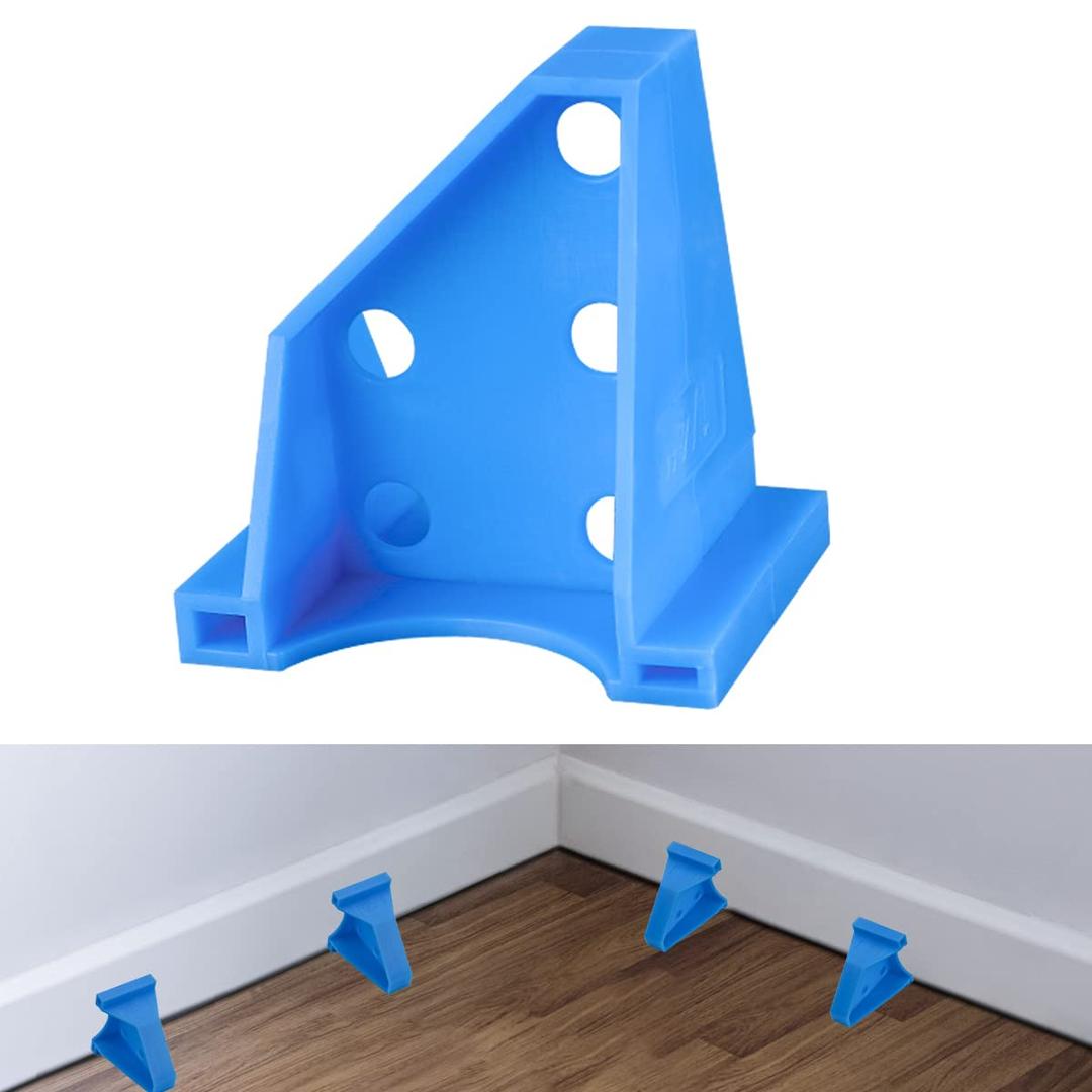 Upgraded Flooring Spacers Kit with 1/4 & 1/3 Gap - Wood Floor Install Tool for Laminate, Vinyl Plank Flooring Installation(20, Blue, 1/3-1/4)