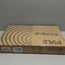 Pyle Lectern Podium Stand | Adjustable Height Top Shelf, Bottom Shelf, Locking Plastic Wheels, & LED Reading Light | Mobile Standing Desk for Classrooms & Presentations | Portable Rolling Table Design