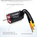 Surpass Hobby 3665 3150KV Brushless Motor and Waterproof 110A ESC Combo Set for 1/10 RC Car Truck(3150KV 110A)